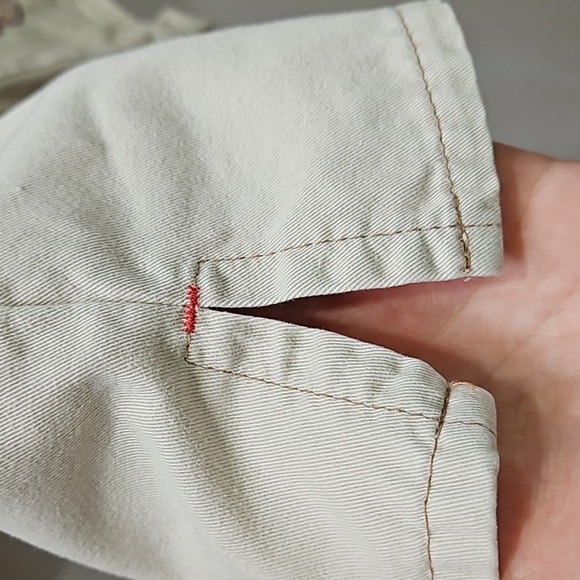 Oshkosh, The Genuine Article, Kids Capri's, Sz 6 100% Cotton,Embroidered Flower - Picture 4 of 15